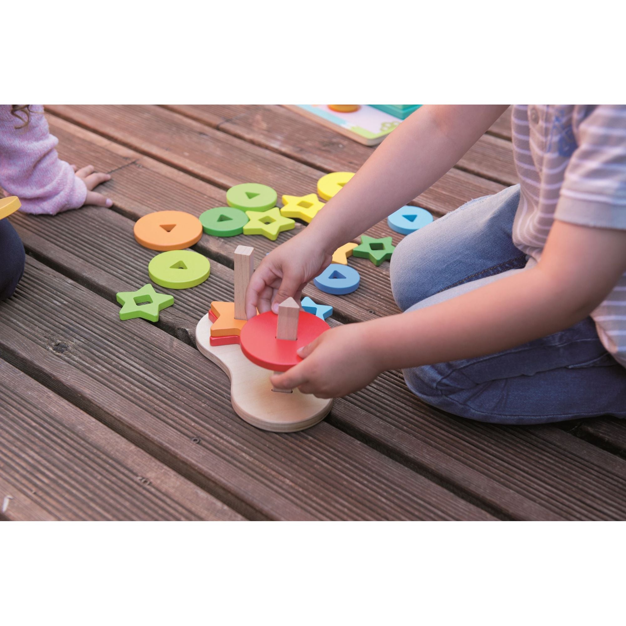 Regenboog stapelvormen, Andreu Toys
