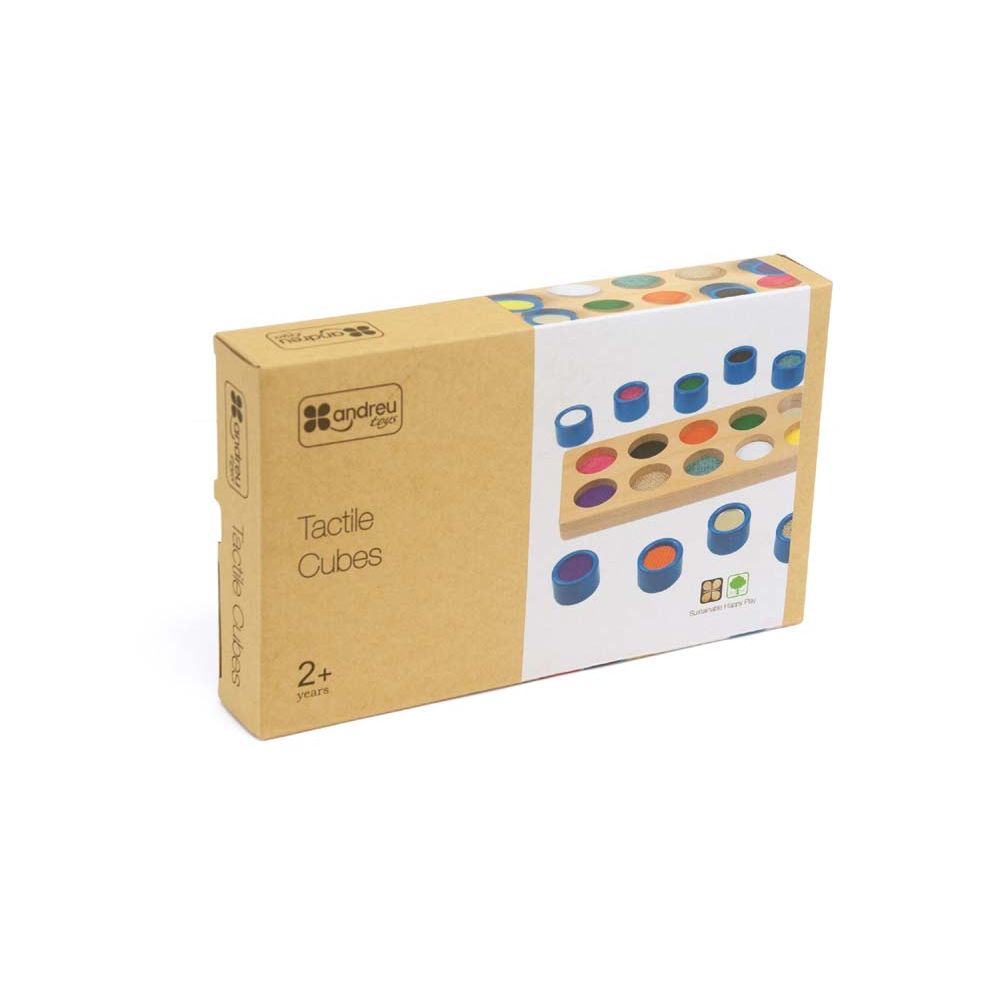 Tactiele kubussen, Andreu Toys