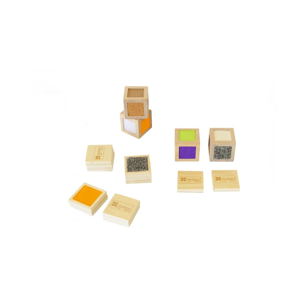 Texturen Sensorische Blokken, Andreu Toys