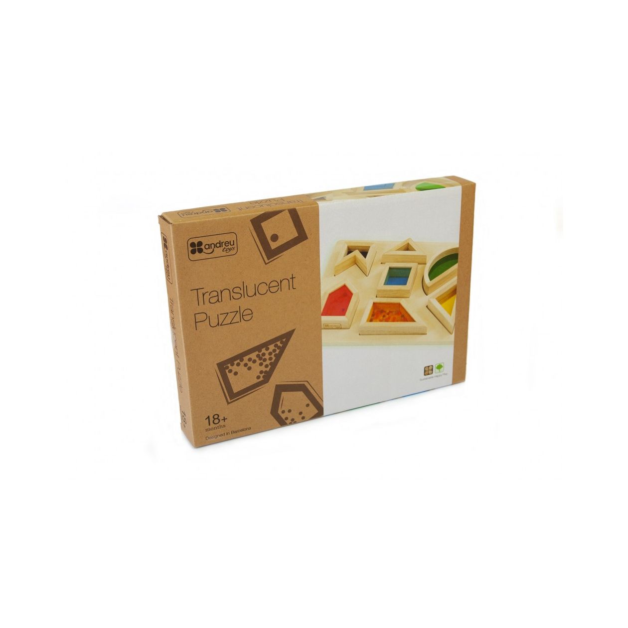 Transparante Puzzel, Andreu Toys