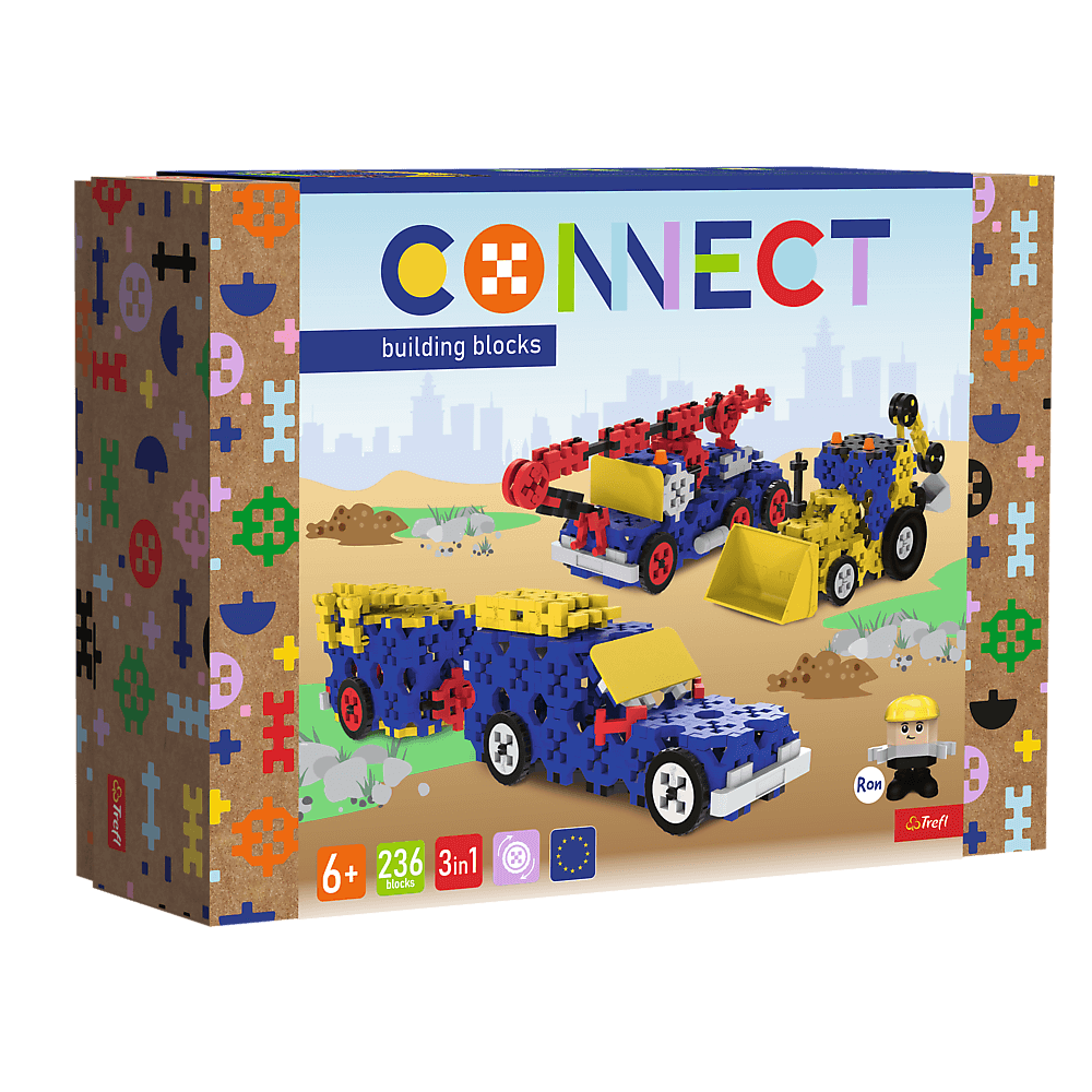 L - Bouwvoertuigen / SUV met Trailer_FSC Mix 70, Connect