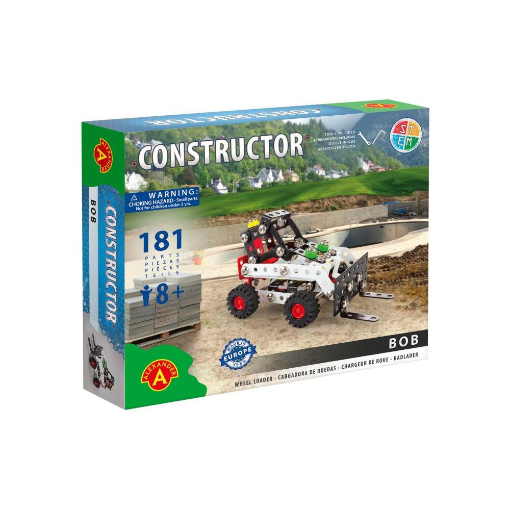 Constructor - Bob (Wheel-loader) - 181pcs, Alexander Toys