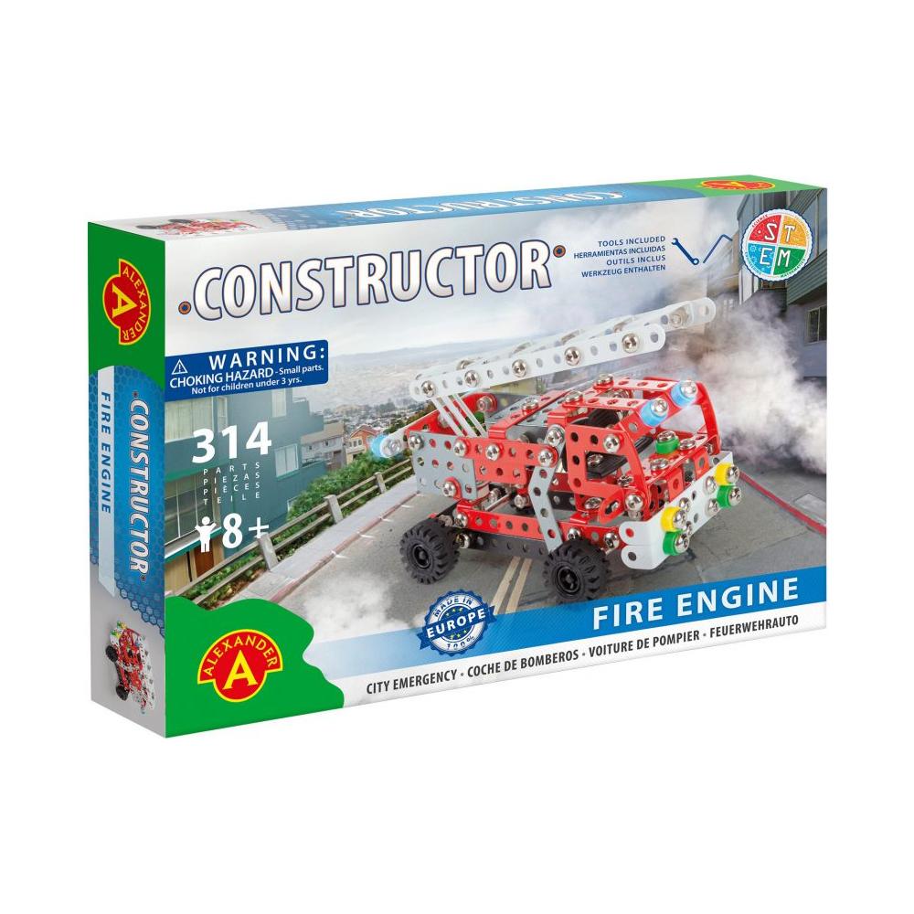 Constructor - Fire Engine - 314pcs, Alexander Toys