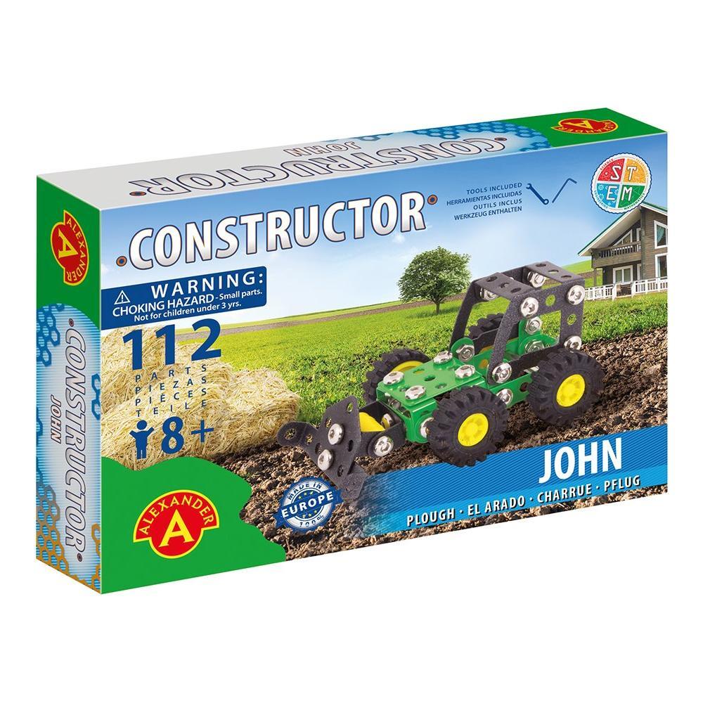 Constructor - John (Snow Plow) - 112pcs, Alexander Toys