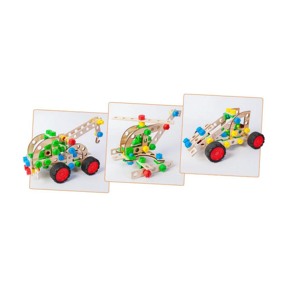 Constructor Junior - 3×1 - Pull Truck - 102pcs, Alexander Toys