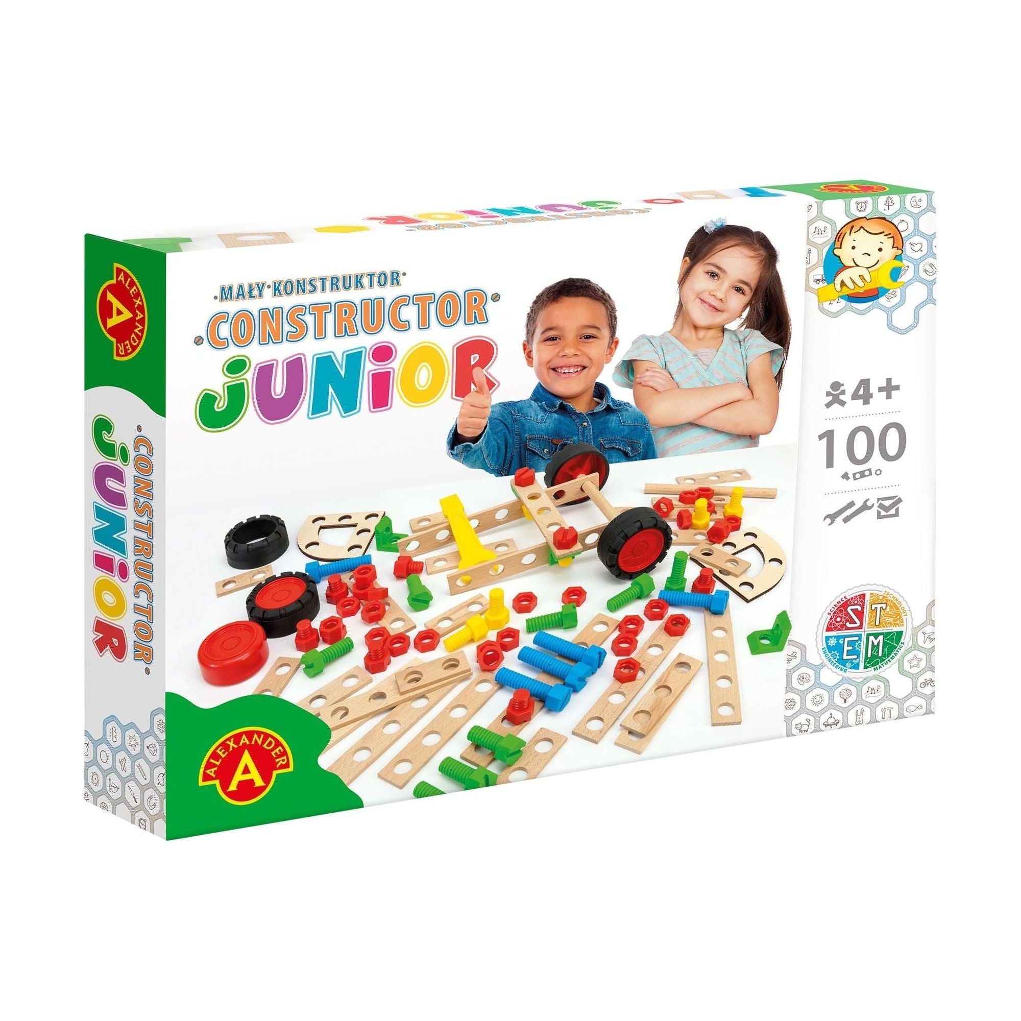 Constructor Junior - Do it yourself construction sets - 100p, Alexander Toys