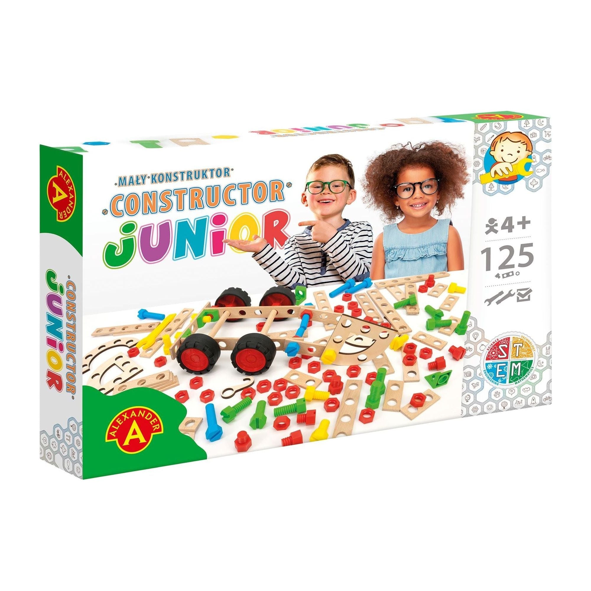 Constructor Junior - Do it yourself construction sets - 125p, Alexander Toys