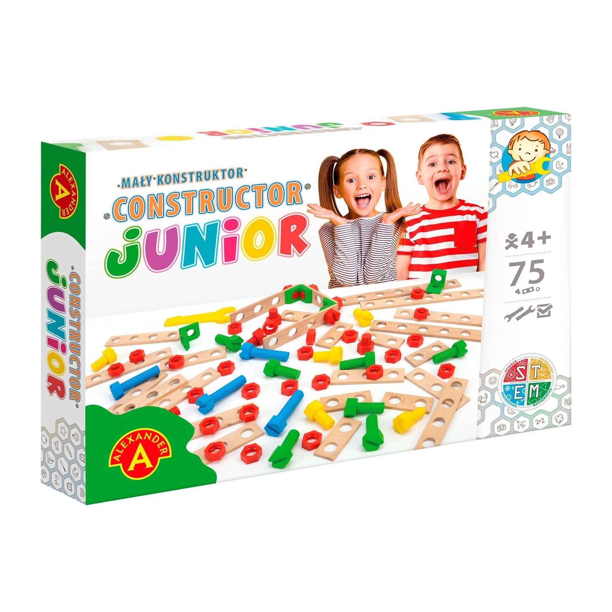 Constructor Junior - Do it yourself construction sets - 75pc, Alexander Toys
