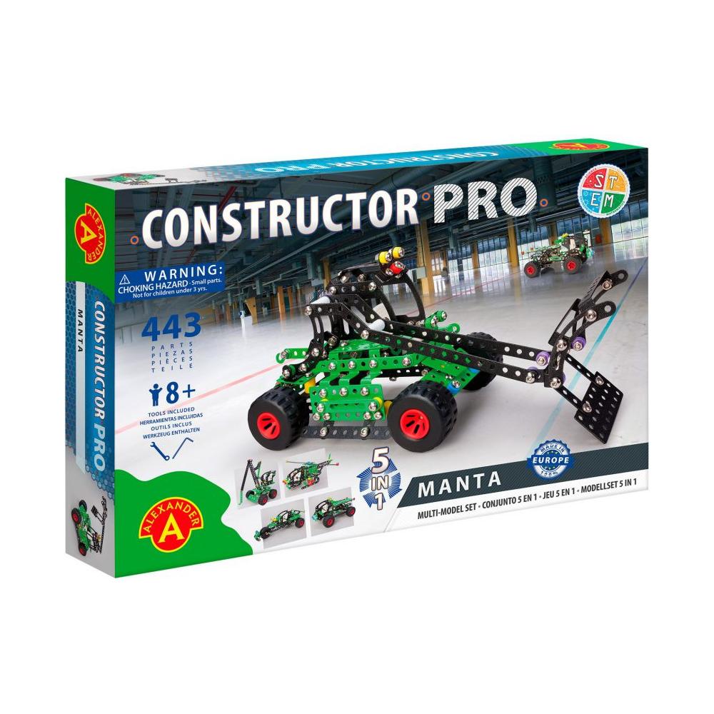 Constructor PRO - Manta (5in1) - 444pcs, Alexander Toys
