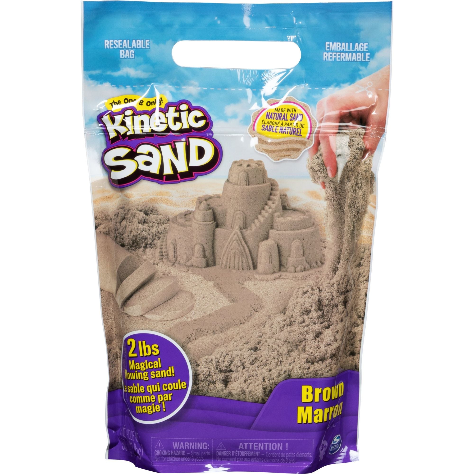 Kinetic Sand - Bruin - 907 gram (in zak), Spin Master