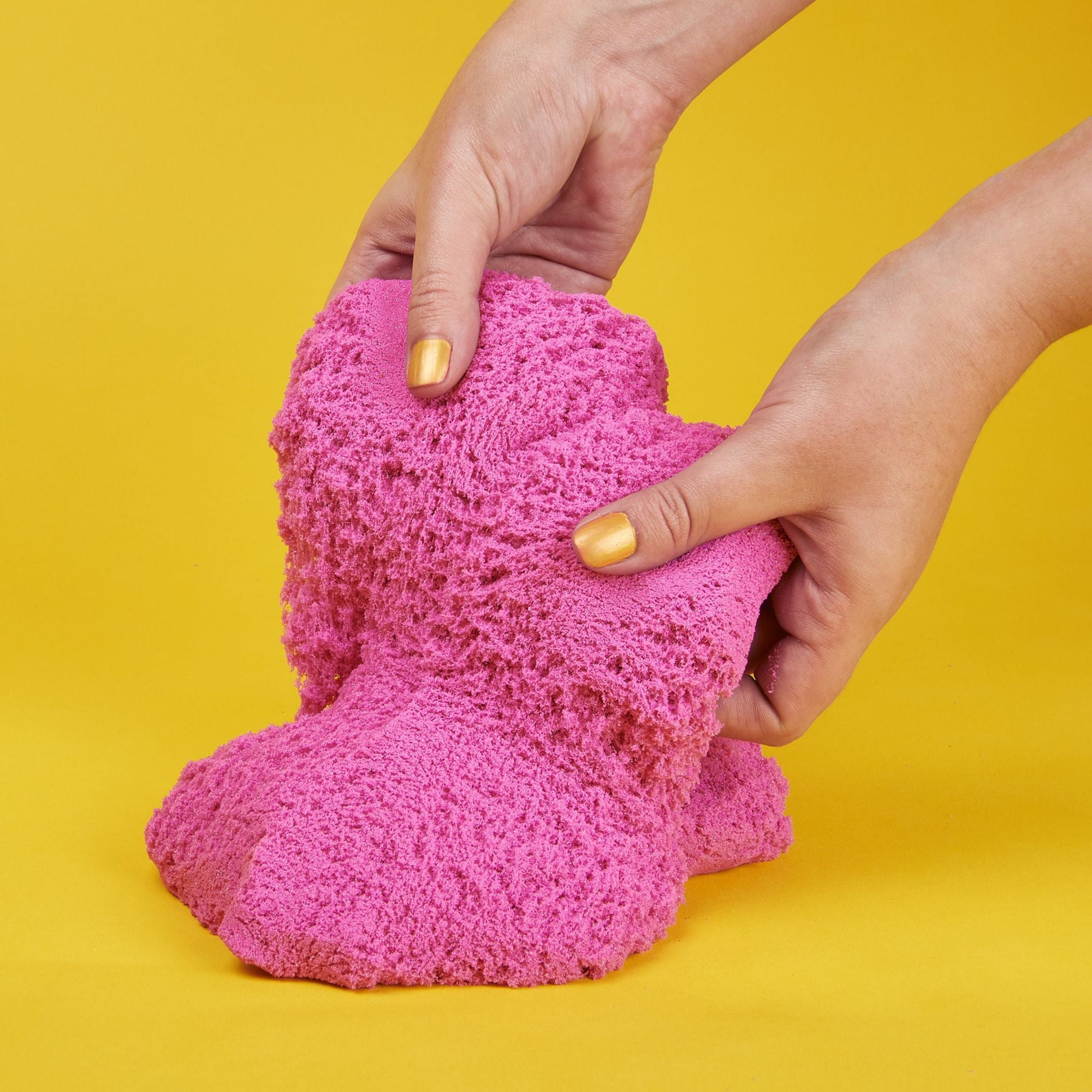 Kinetic Sand - Kristalroze Glinsterend - 907 gram (in zak), Spin Master
