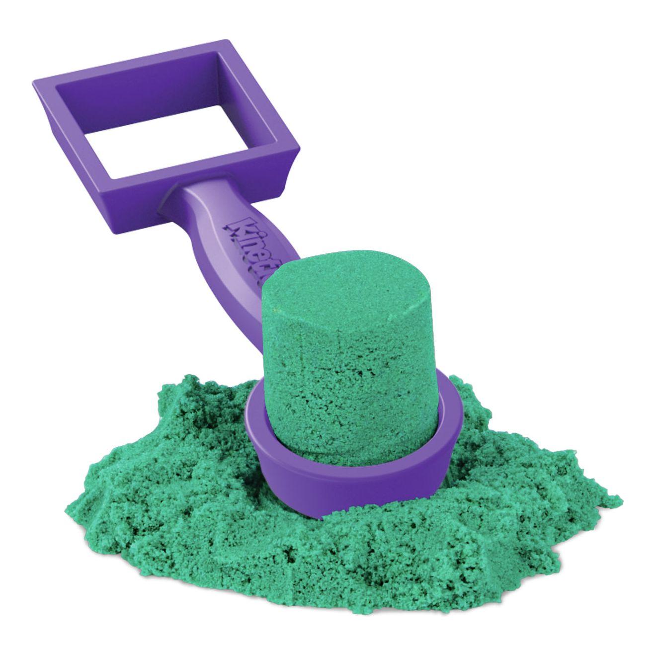 Kinetic Sand - Ultimate Sandisfying-Set Met 907 gram Roze Geel En Blauwgroen Speelzand - Met 10 Vormen En Gereedschappen, Spin Master