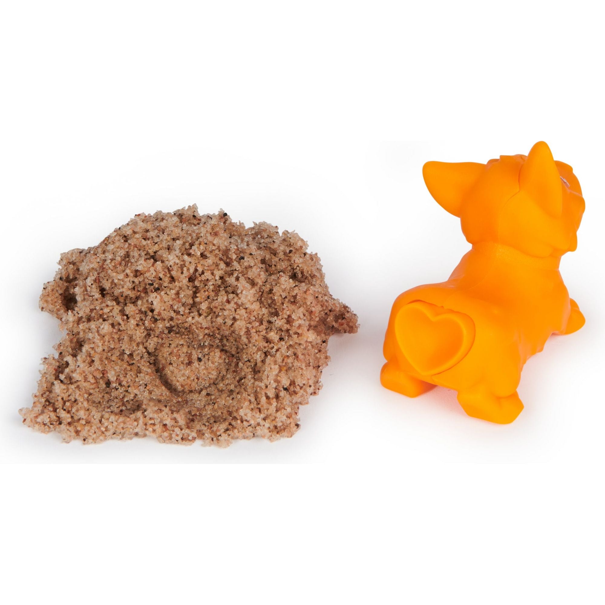 Kinetic Sand - Hondje Met Schat Speelset - Multifunctioneel Verrassingsgereedschap In De Vorm Van Een Hond - 170 gram Strandzand En Opbergbak Voor Speelzand, Spin Master