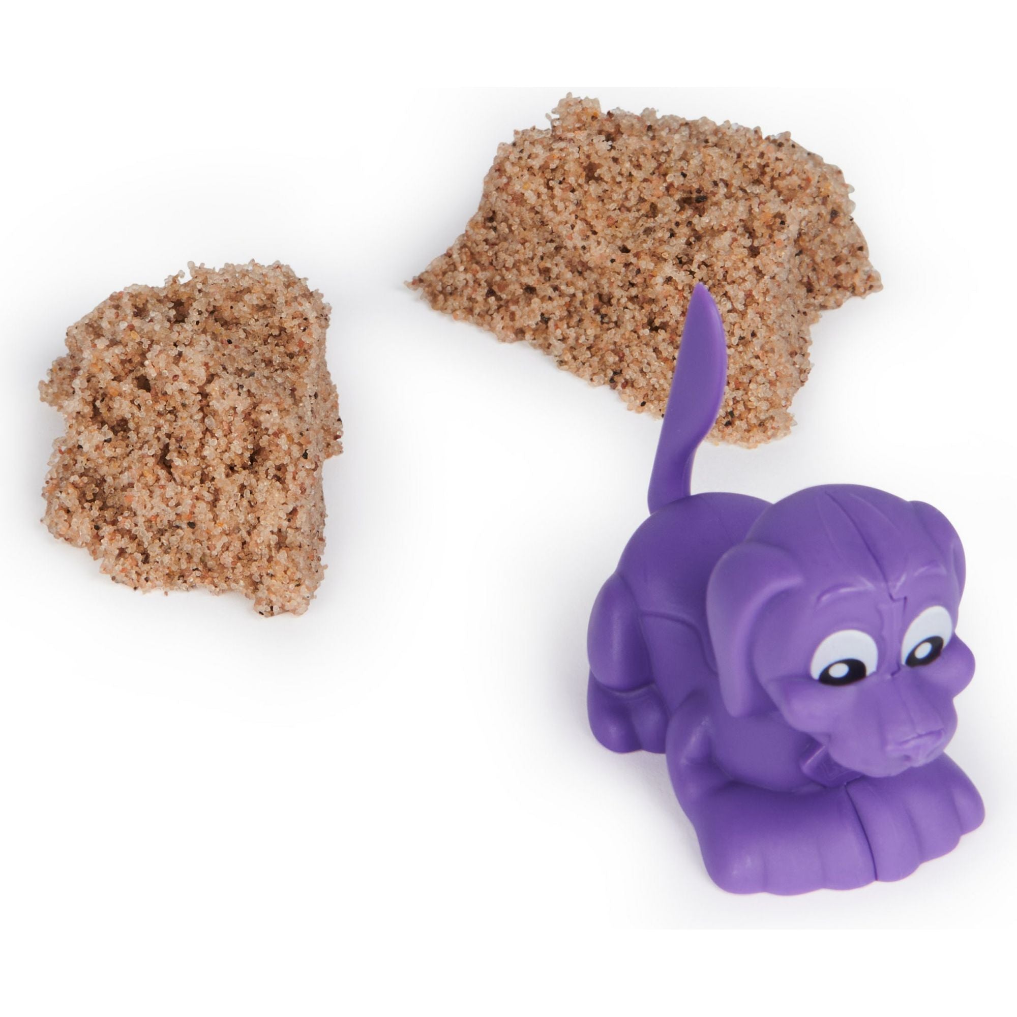 Kinetic Sand - Hondje Met Schat Speelset - Multifunctioneel Verrassingsgereedschap In De Vorm Van Een Hond - 170 gram Strandzand En Opbergbak Voor Speelzand, Spin Master
