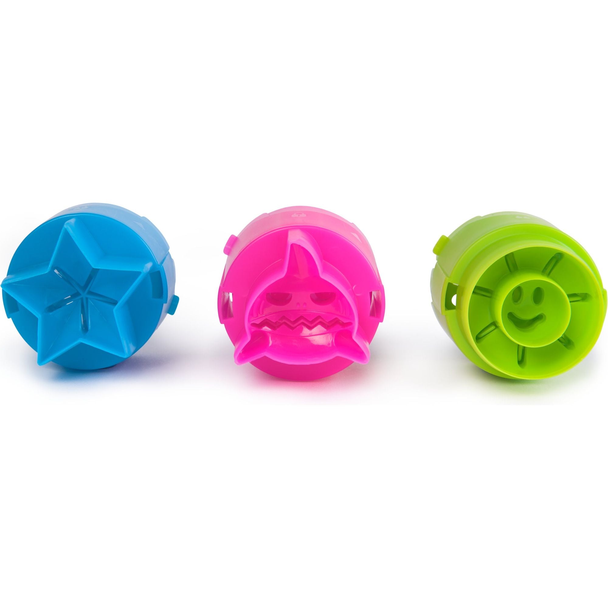 Kinetic Sand - Squishmotion - Speelset Met 453 gram Roze Geel En Blauw Speelzand Stempel En 5 Stuks Gereedschap Herbruikbare Opbergdoos, Spin Master