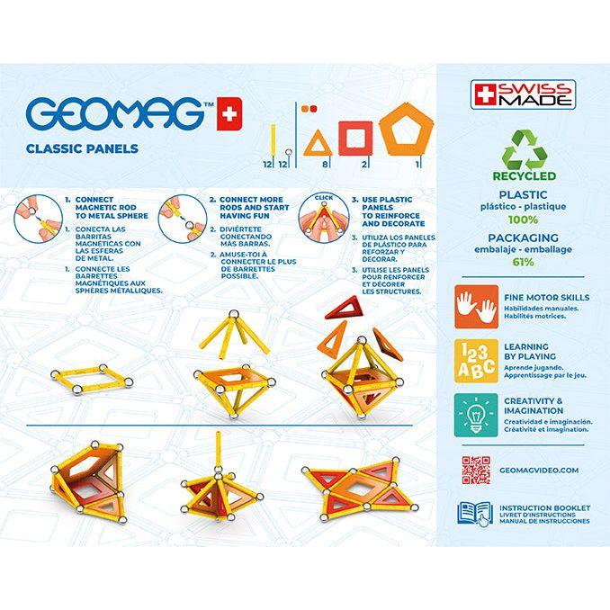 Classic Panels Recycled 35 pcs, Geomag
