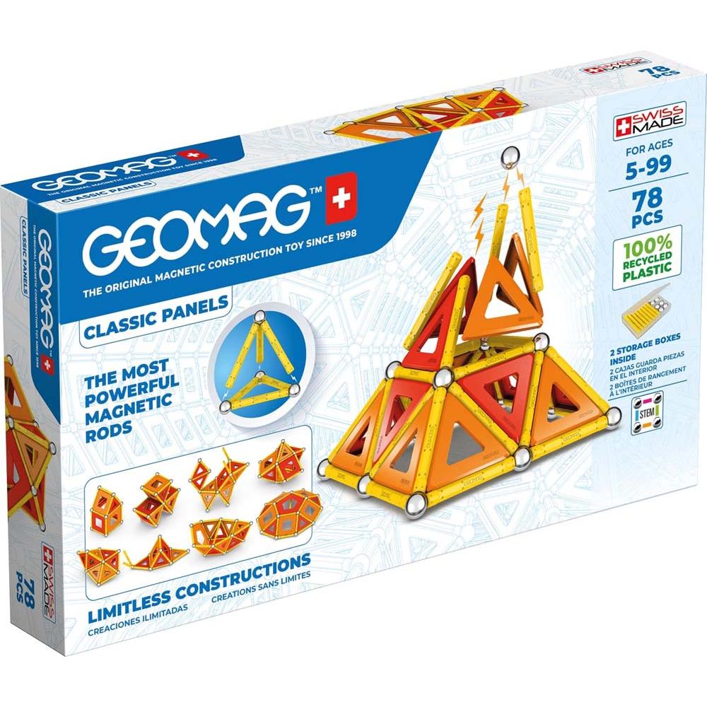 Classic Panels Recycled 78 pcs, Geomag