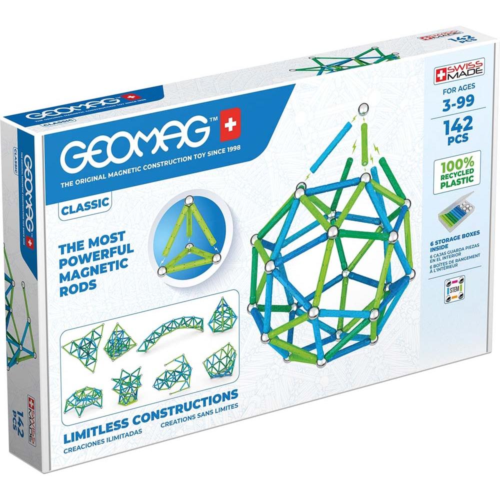 Classic Recycled 142 pcs, Geomag