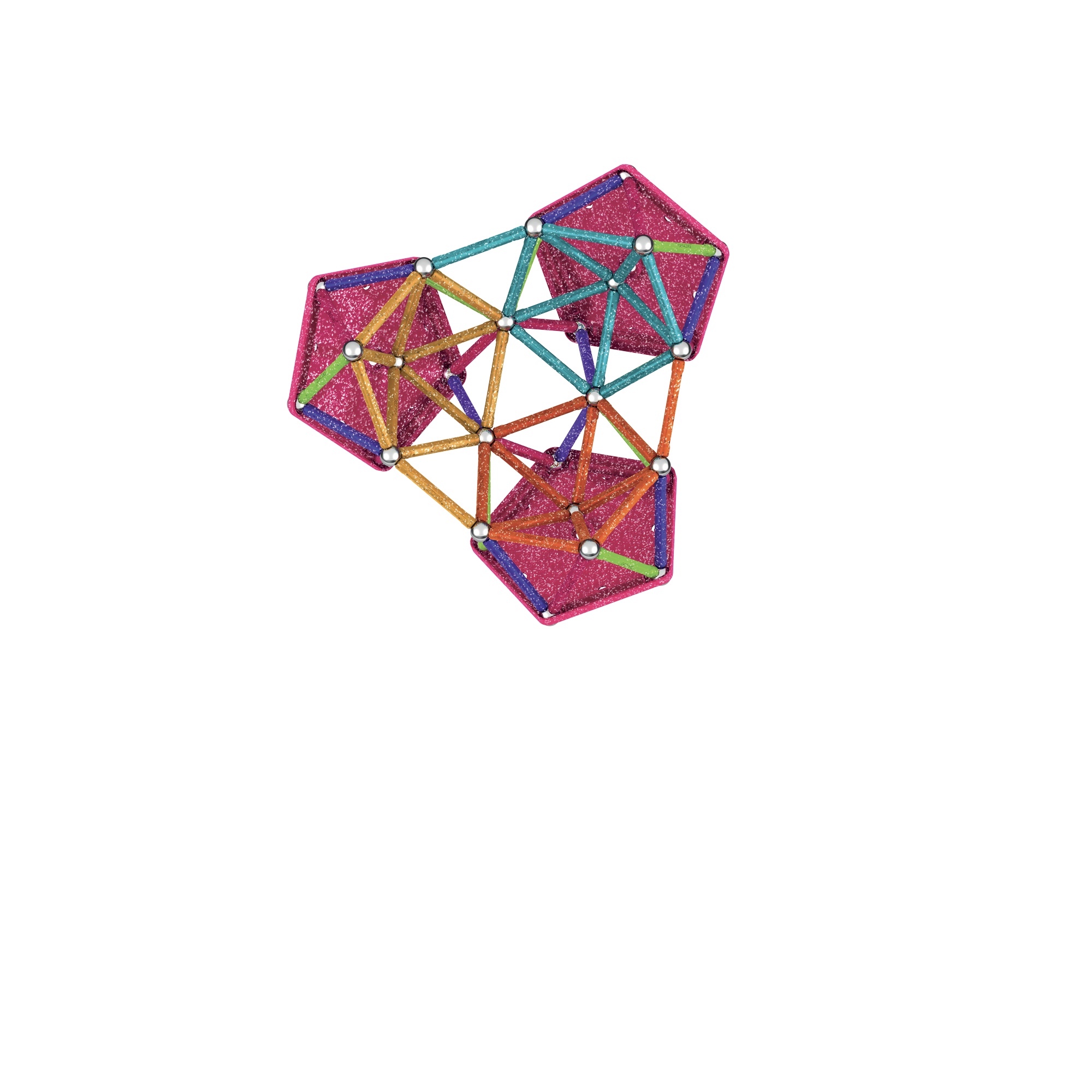 Glitter Recycled Special 142 pcs, Geomag