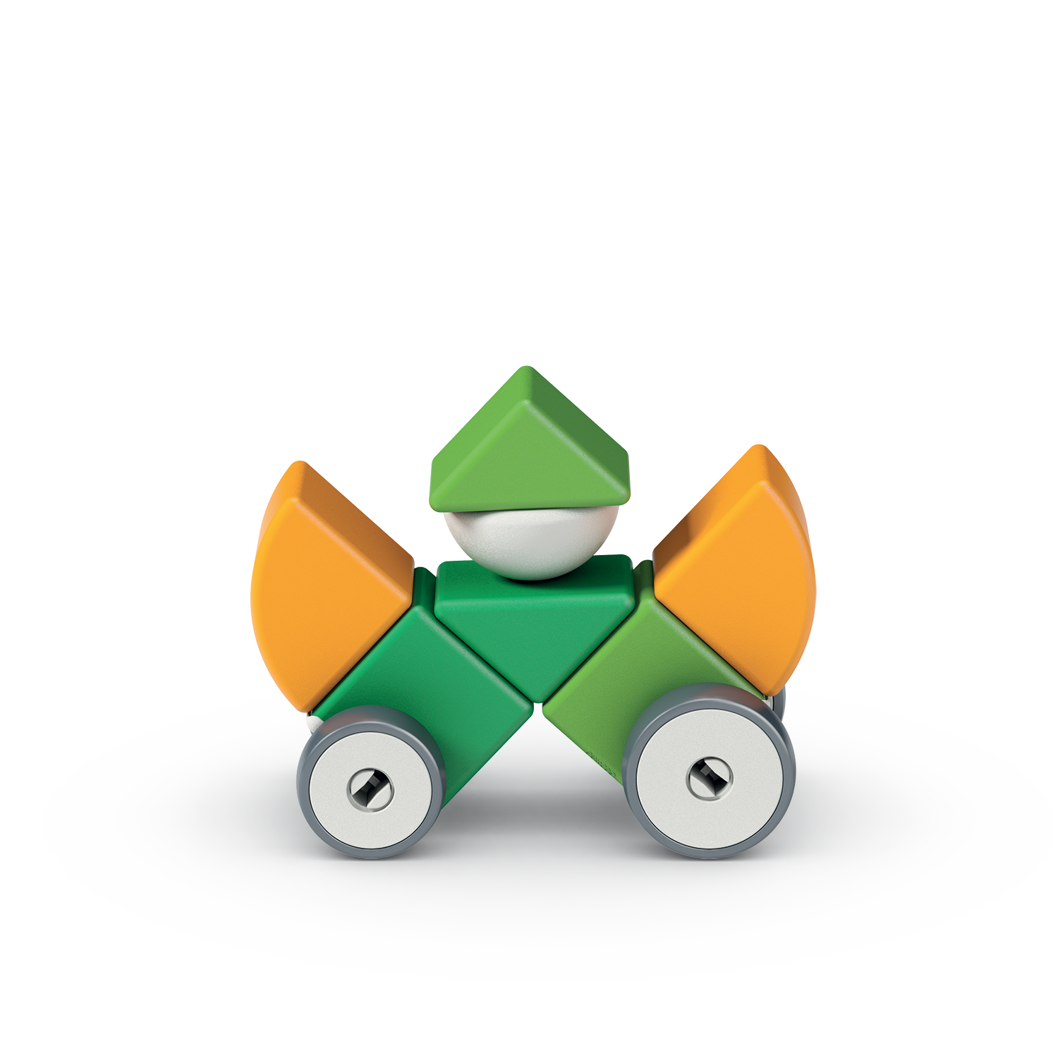 Magicube 4 Shapes Recycled Wheels 13 pcs, Geomag