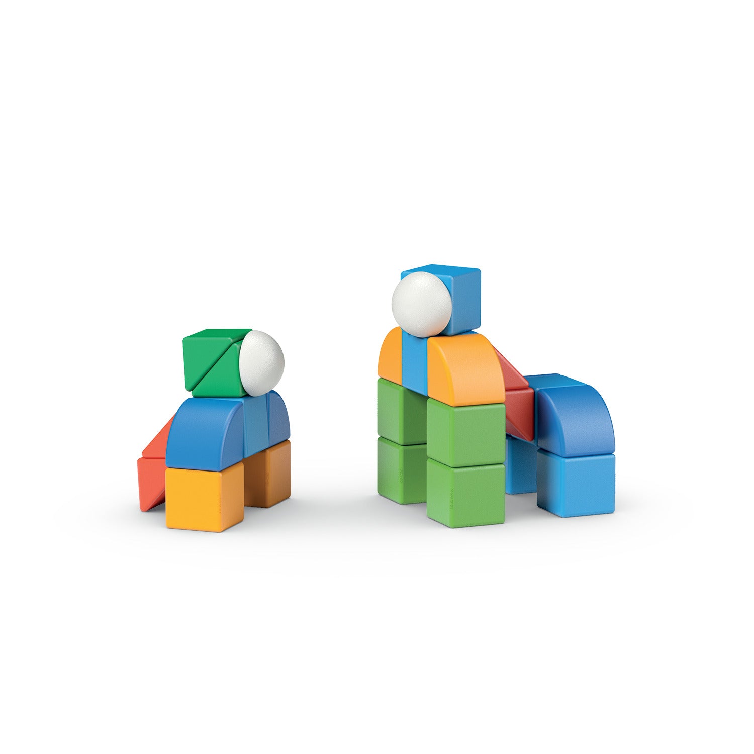 Magicube 4 Shapes Recycled World 32 pcs, Geomag