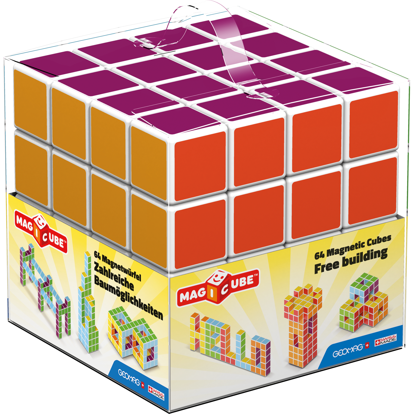 Magicube Art Building Crystal 64 pcs, Geomag