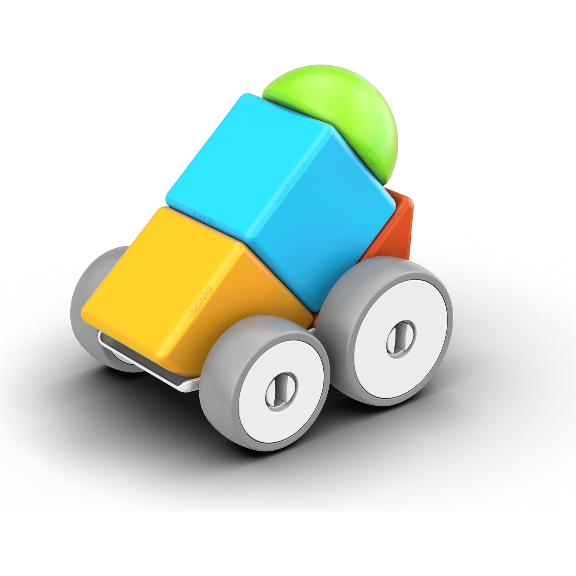 Magicube Blocks Recycled Cars 10 pcs, Geomag