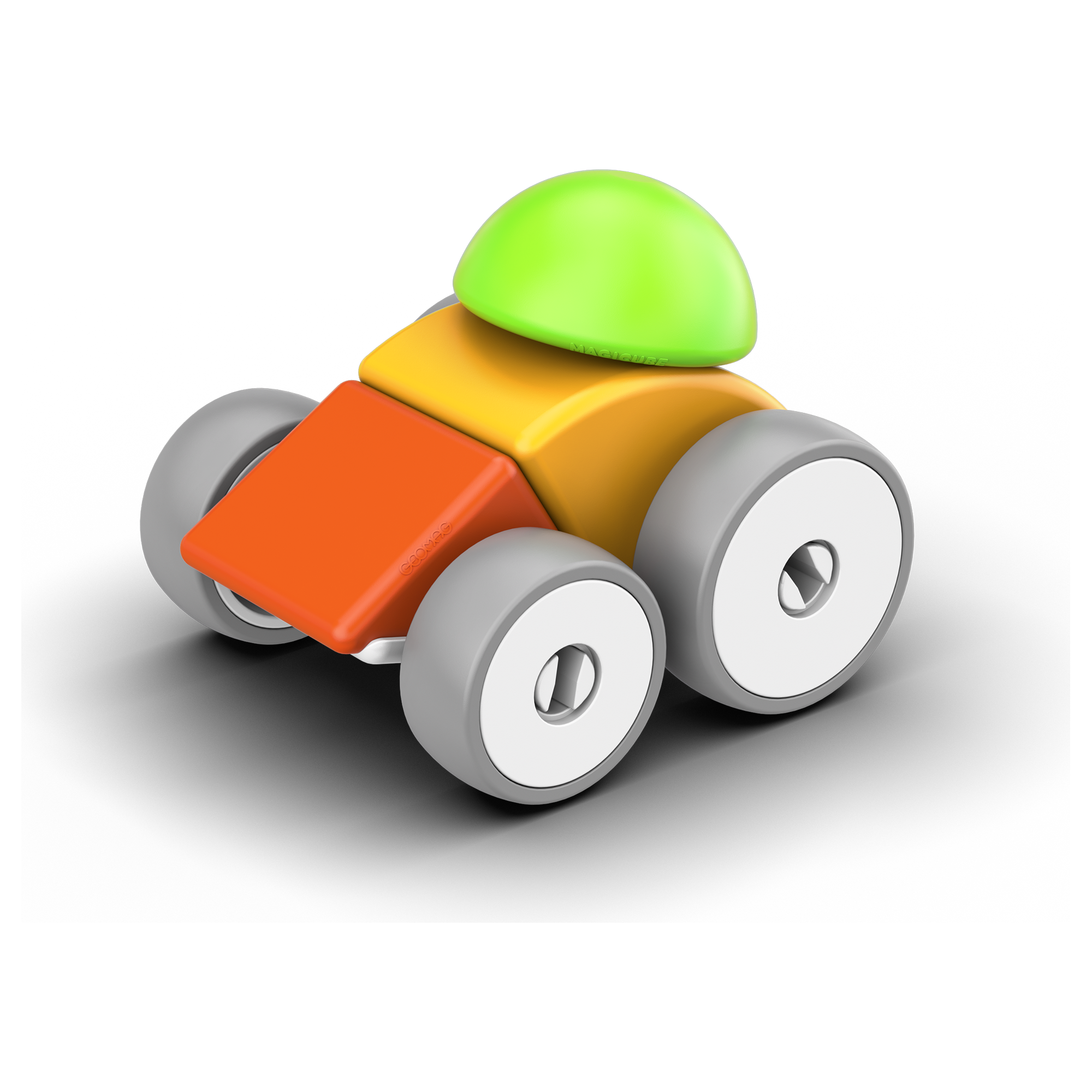 Magicube Blocks Recycled Cars 10 pcs, Geomag