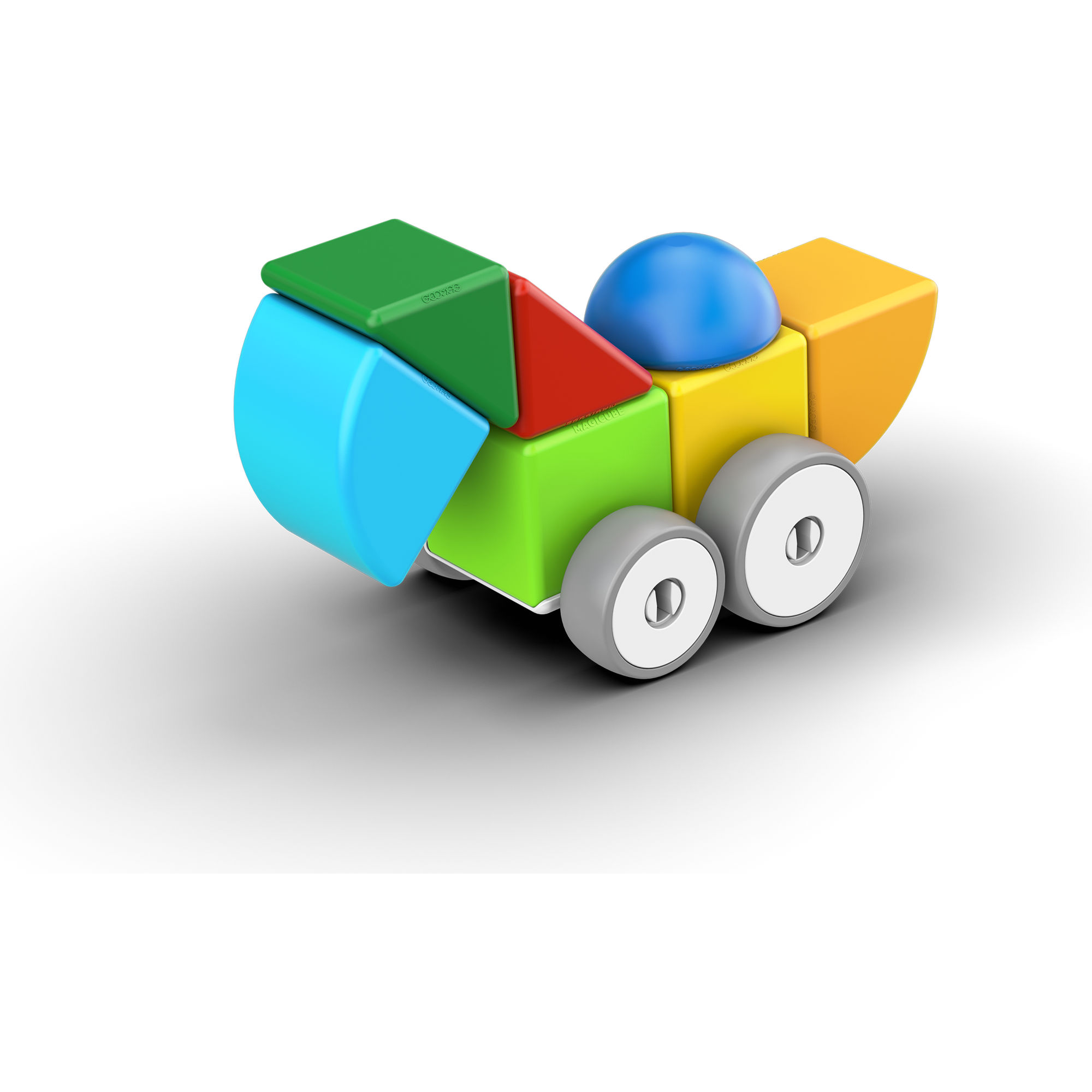 Magicube Blocks Recycled Cars 13 pcs, Geomag