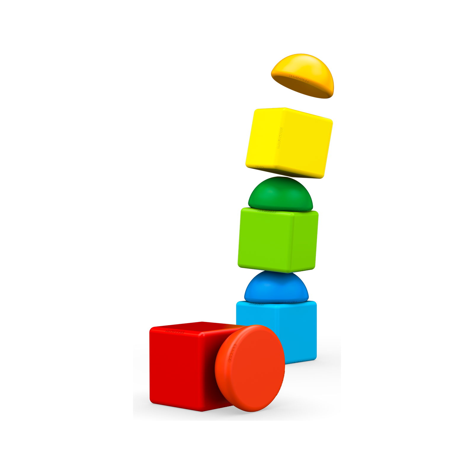 Magicube Blocks Recycled Stacking 8 pcs, Geomag