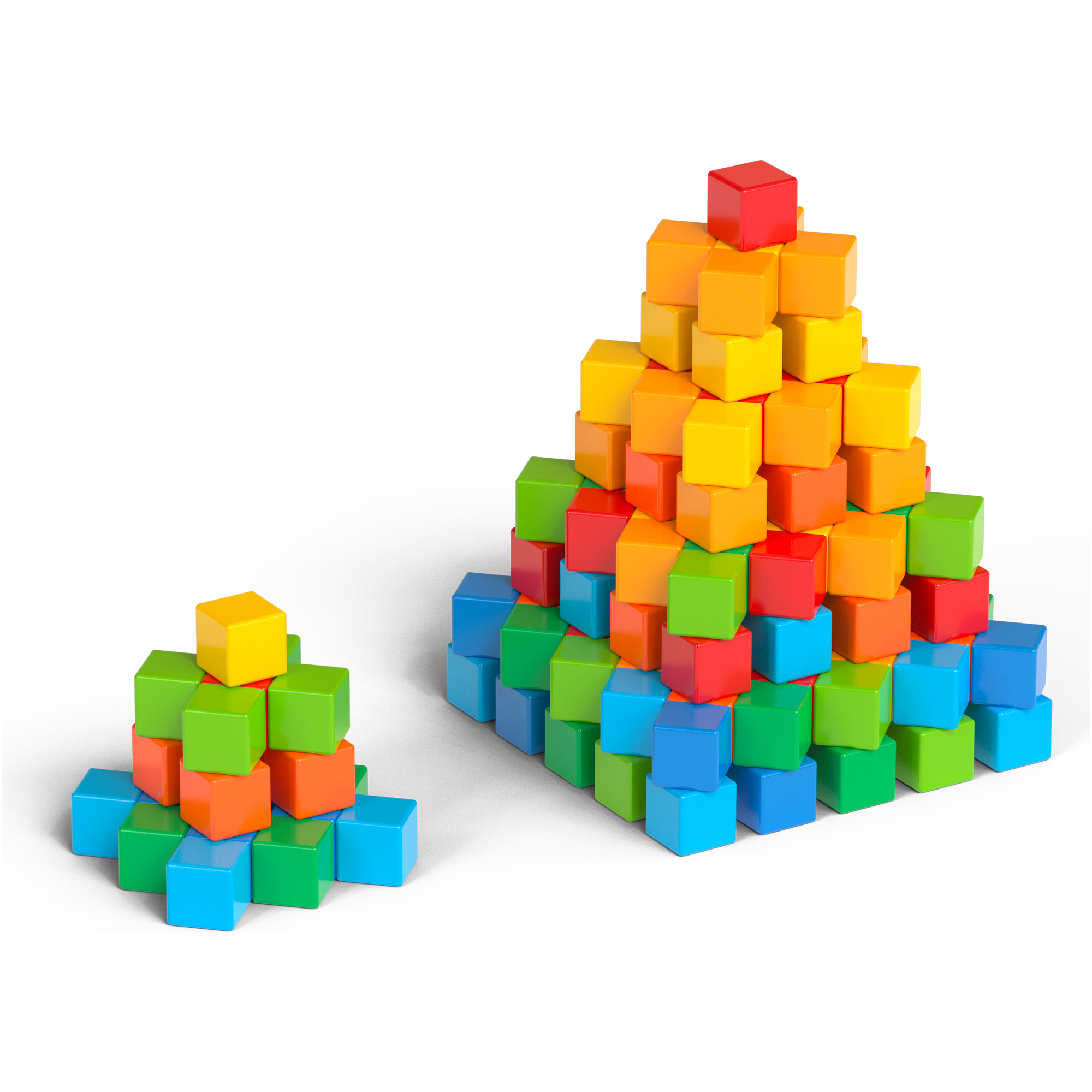 Magicube Cubes Recycled Bulk 8C 128 pcs, Geomag