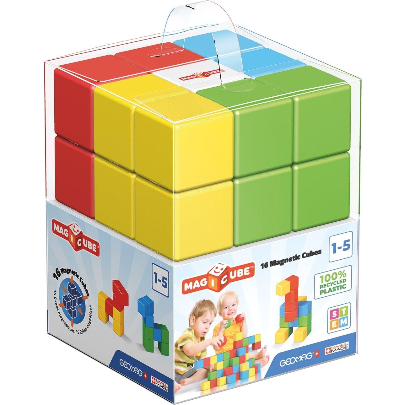 Magicube Full Color Recycled Crystal 16 pcs, Geomag