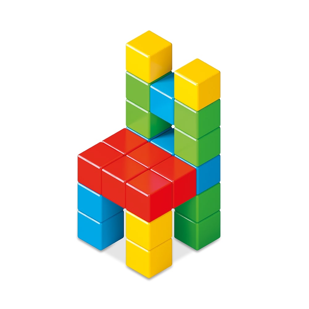 Magicube Full Color Recycled Crystal 24 pcs, Geomag