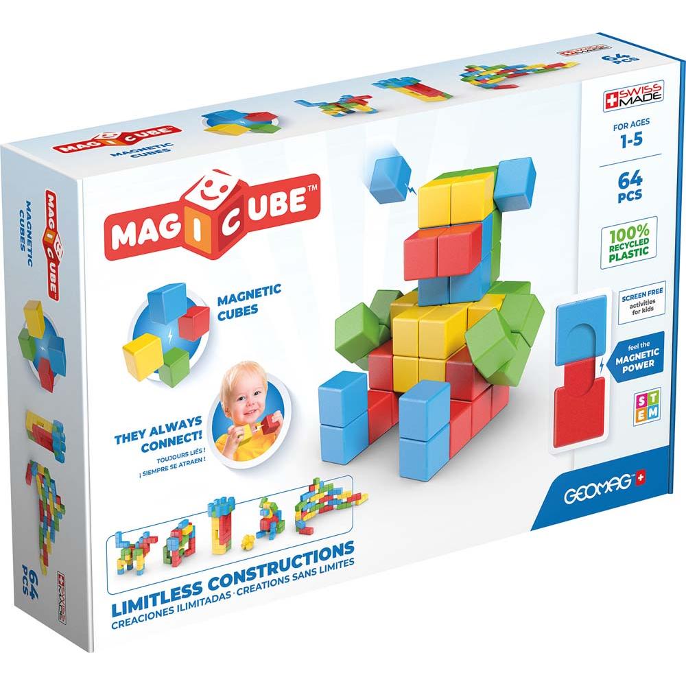 Magicube Full Color Recycled Try me 64 pcs, Geomag