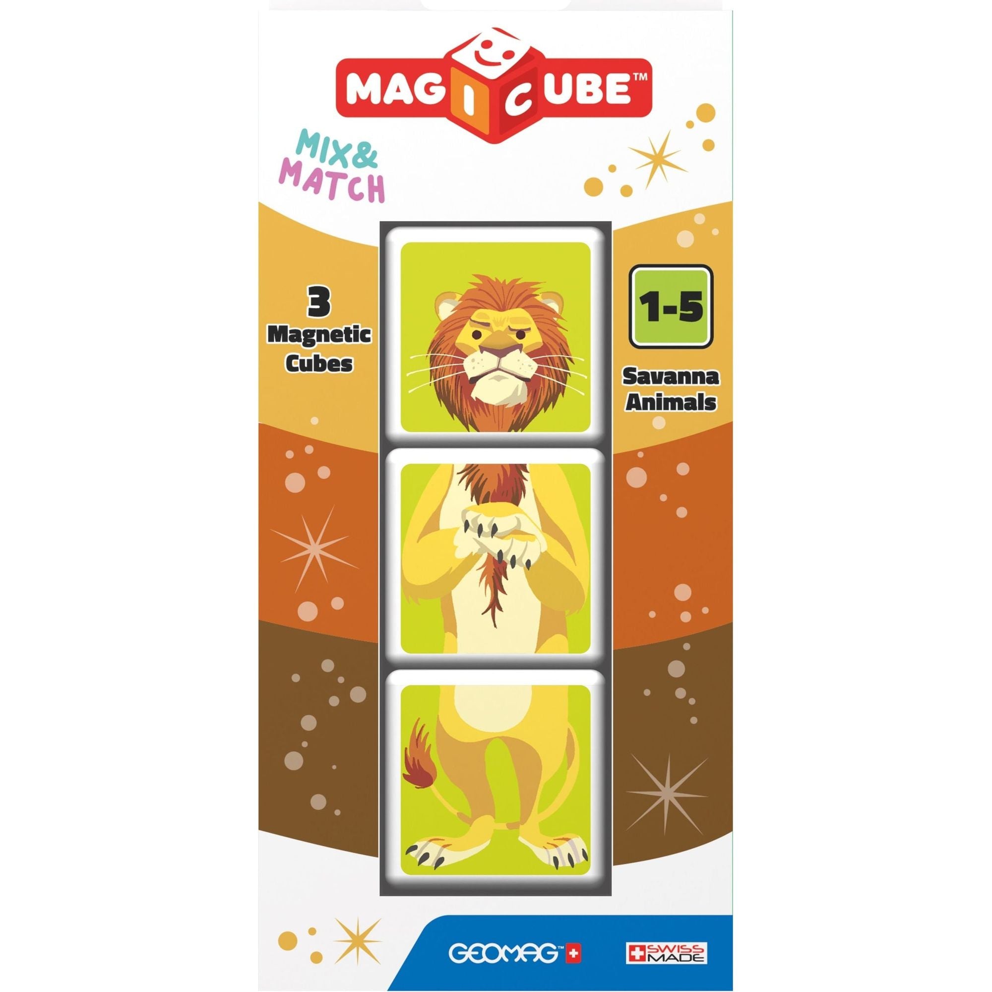 Magicube Mix & match Savannah 3 pcs, Geomag
