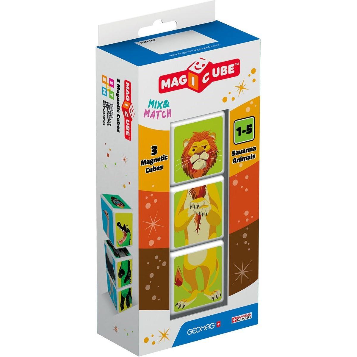 Magicube Mix & match Savannah 3 pcs, Geomag