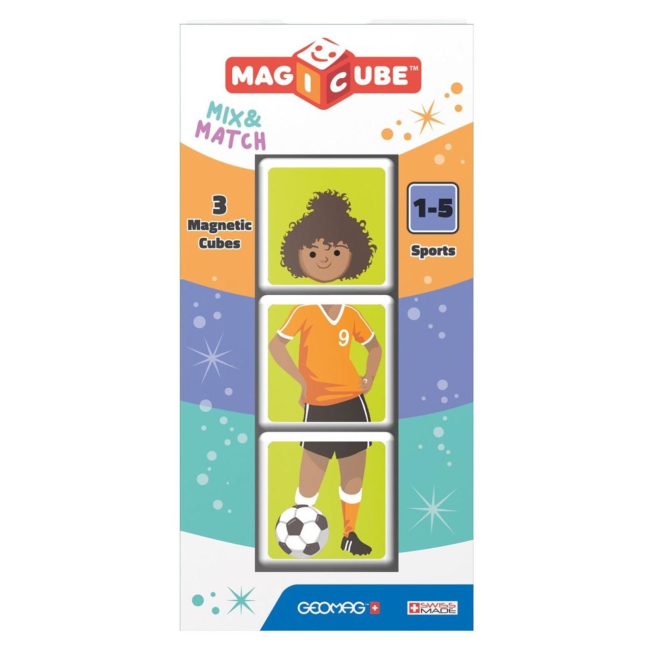 Magicube Mix & match Sports 3 pcs, Geomag