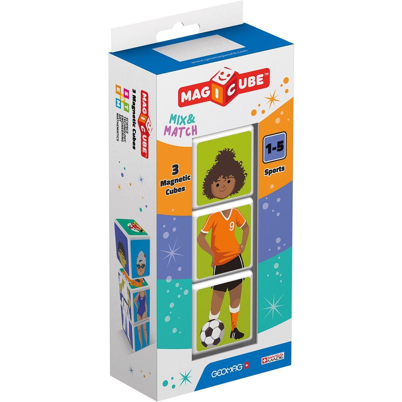 Magicube Mix & match Sports 3 pcs, Geomag