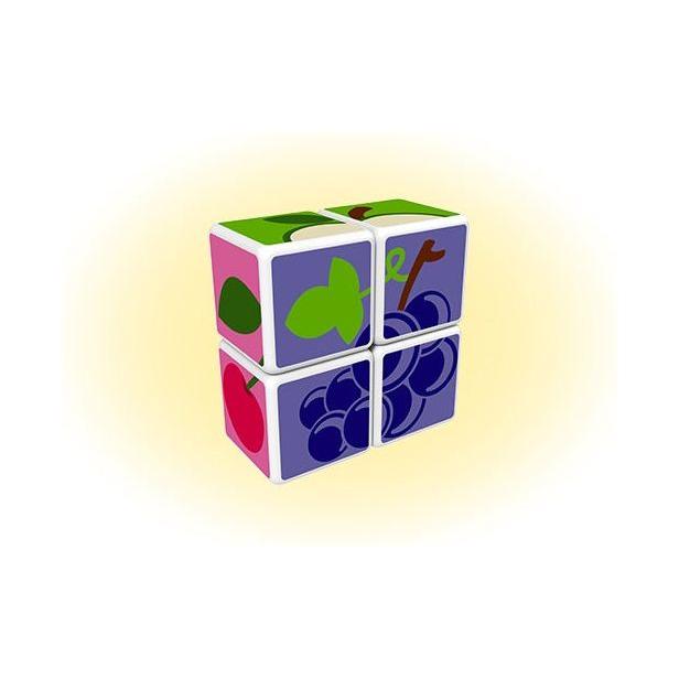 Magicube Printed Fruit + Cards 7 pcs, Geomag