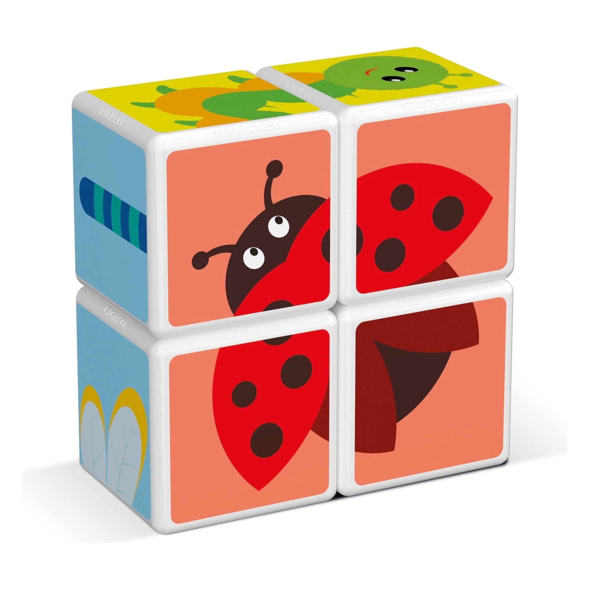 Magicube Printed Insects + Cards 7 pcs, Geomag