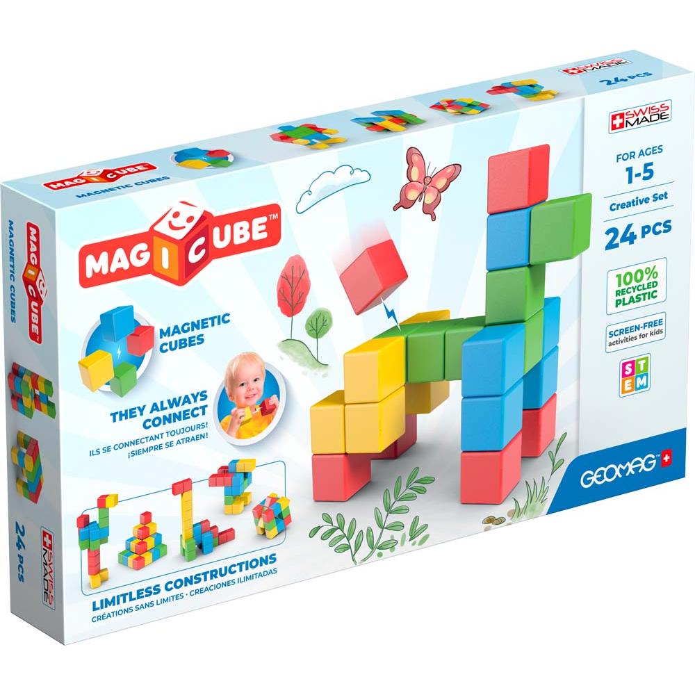 Magicube Recycled Creative Set 24 pcs, Geomag