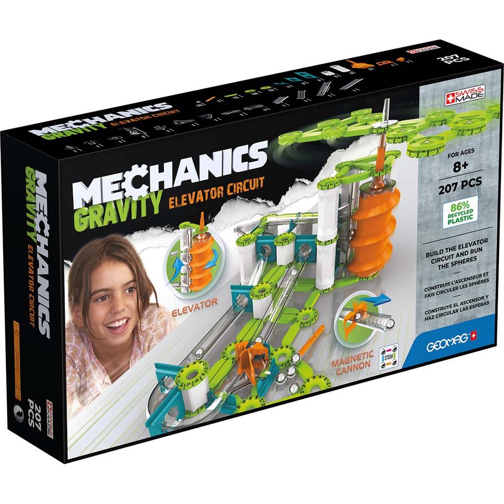 Mechanics Gravity Recycled Elevated Circuit 207 pcs, Geomag