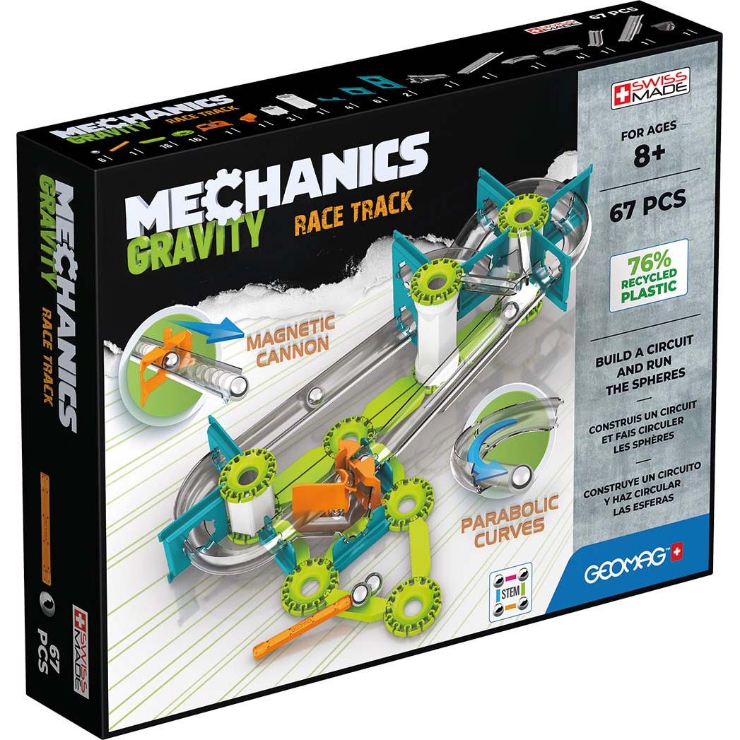 Mechanics Gravity Recycled Race Track 67 pcs, Geomag
