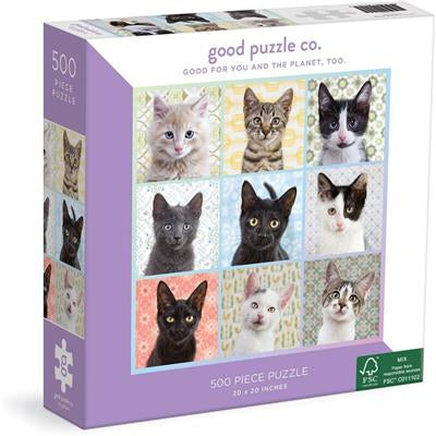 Puzzel kattenportretten 500 st, Good Puzzle Company