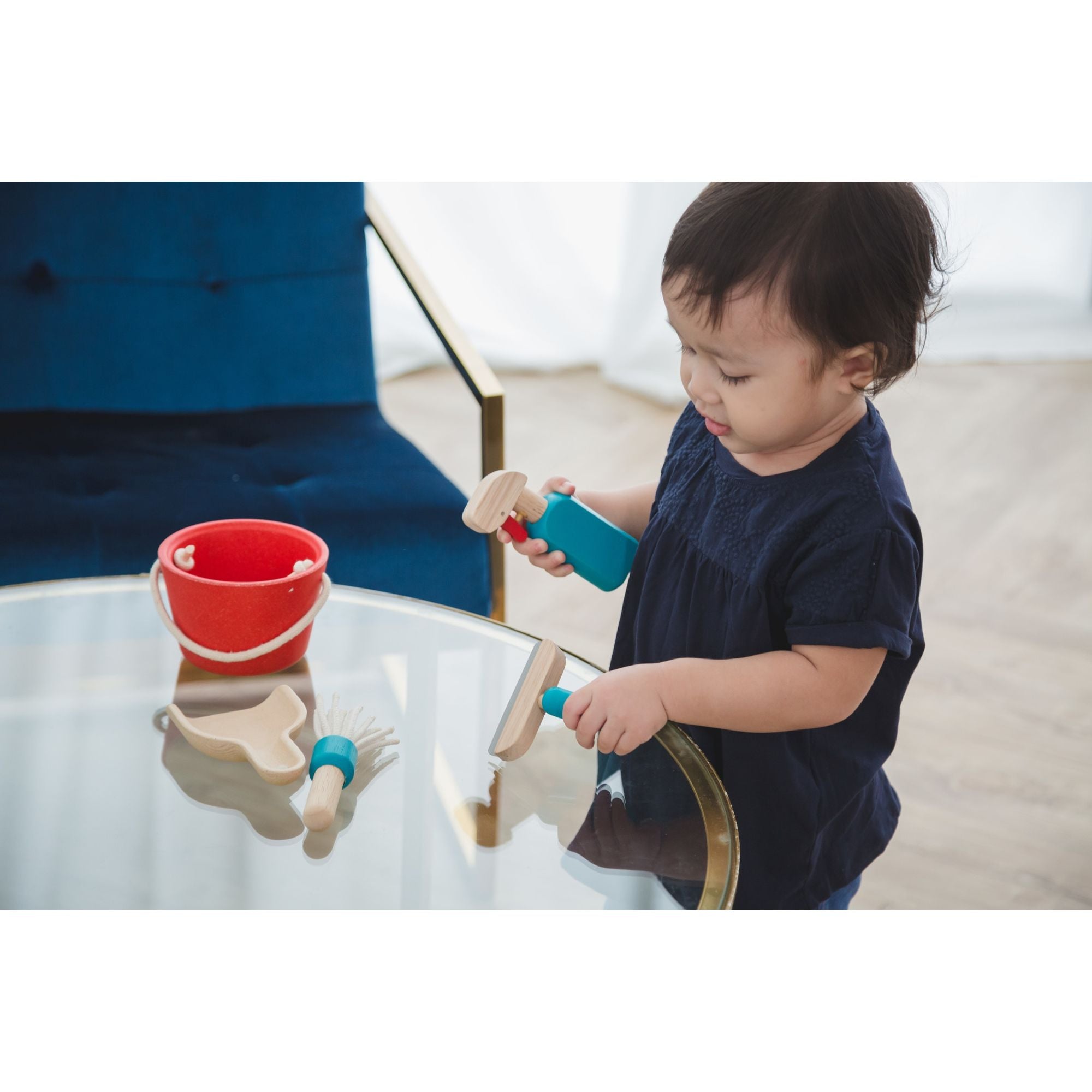 Houten schoonmaakset, Plan Toys