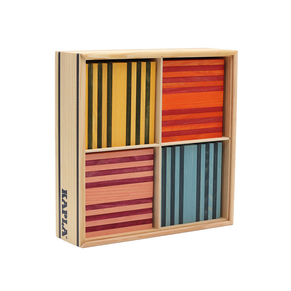 100 OCTOCOLOR KIST: 100 planken in acht kleuren, Kapla