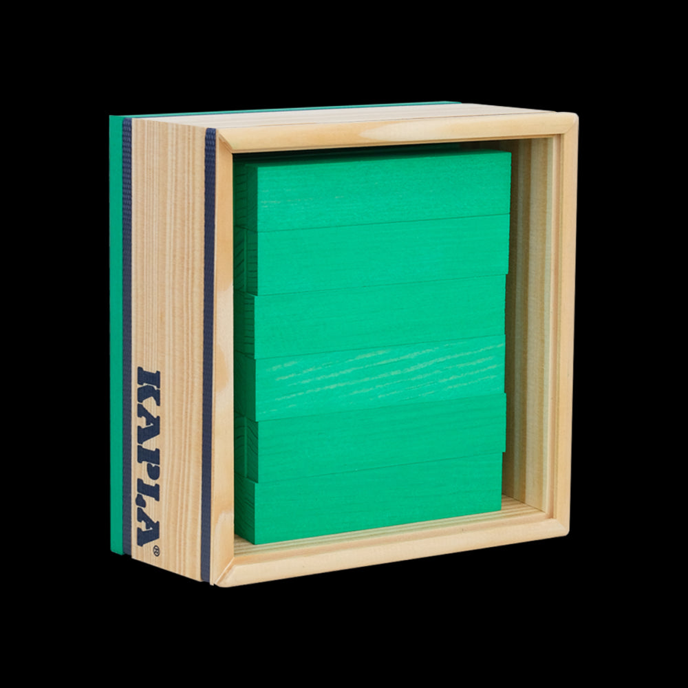 40 SQUARES - Gekleurde planken lichtgroen, Kapla
