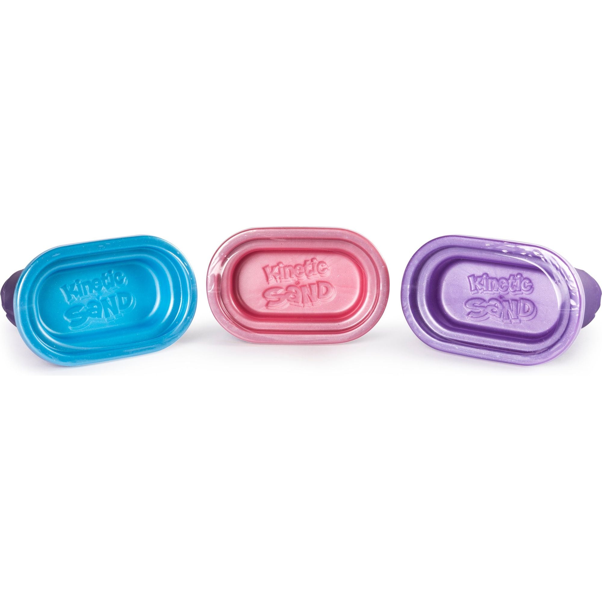 Kinetic Sand - Shimmer, Glitterzand, 3 Kleuren, 340 gram, Spin Master