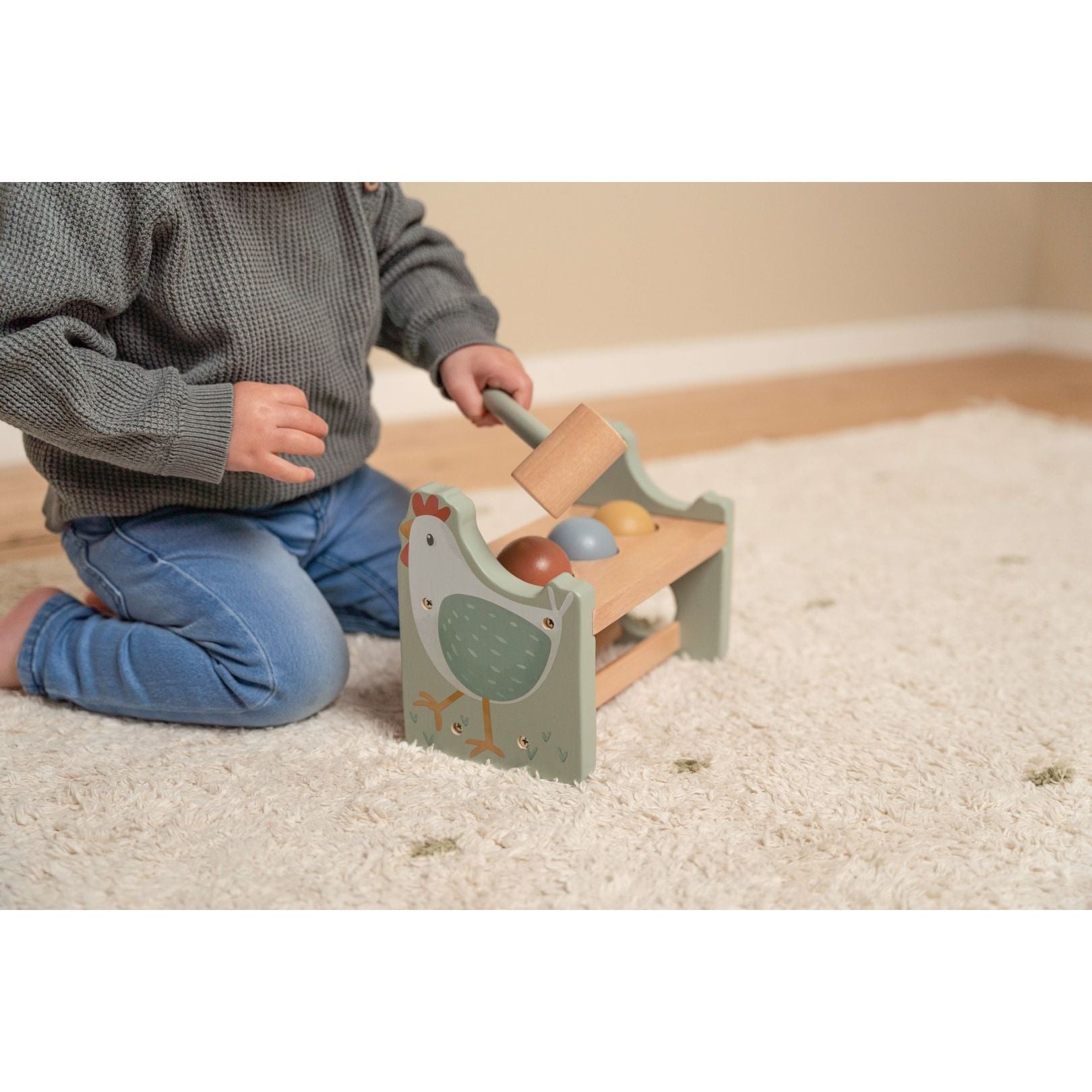 Hamerbankje Met Ballen Little Farm, Little Dutch