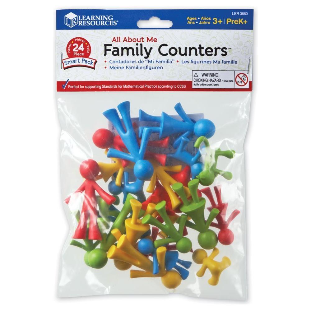 All About Me Family Counters™ Smart Pack (Set of 24), Learning Resources